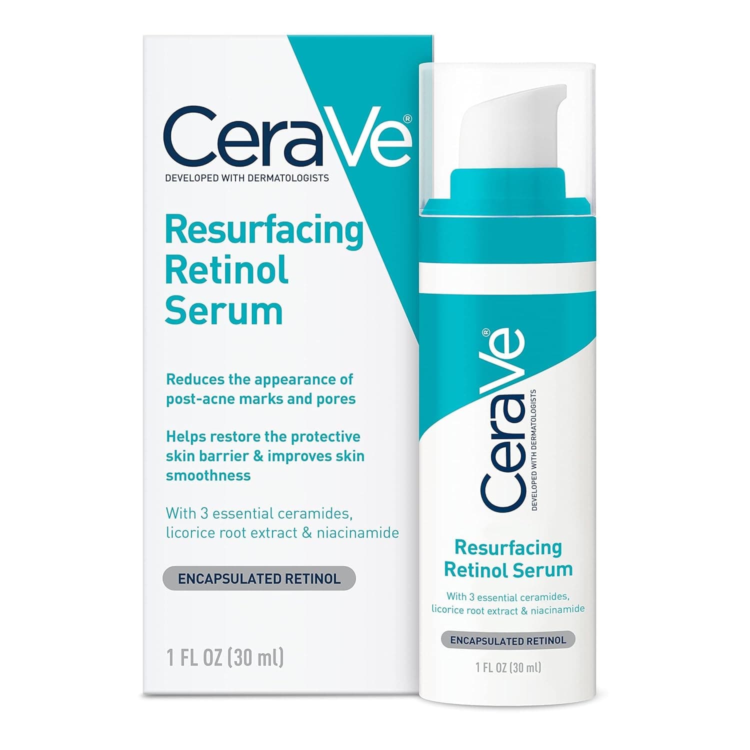 Image of CeraVe - Retinol Serum for Skin Texture and Acne Marks